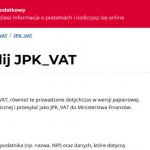 Jednolity Plik Kontrolny JPK KR dla ksiąg rachunkowych