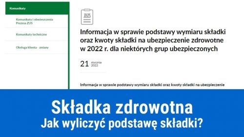 Jak Rozliczyć Składki Zdrowotne W PIT Rocznym?