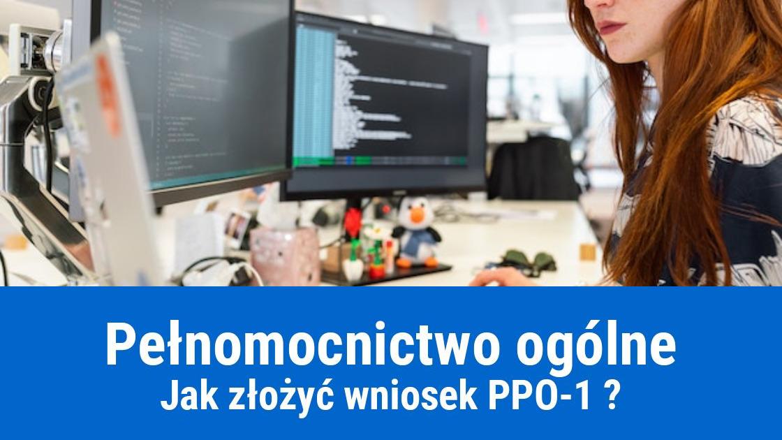 Jak złożyć wniosek o Pełnomocnictwo ogólne PPO-1?