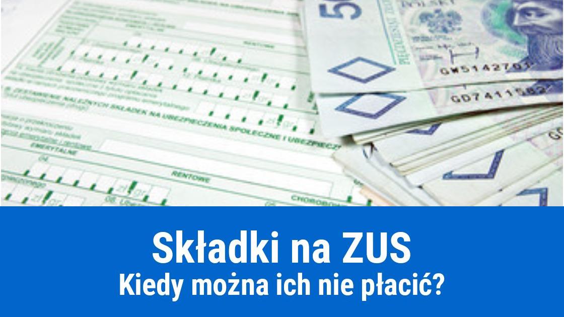 Kiedy pracownik może nie płacić składek na ZUS?