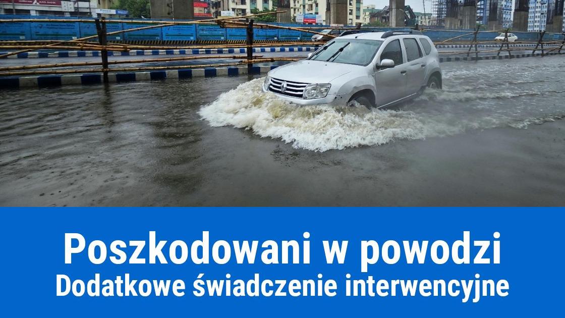 Świadczenie interwencyjne dla firm poszkodowanych w powodzi